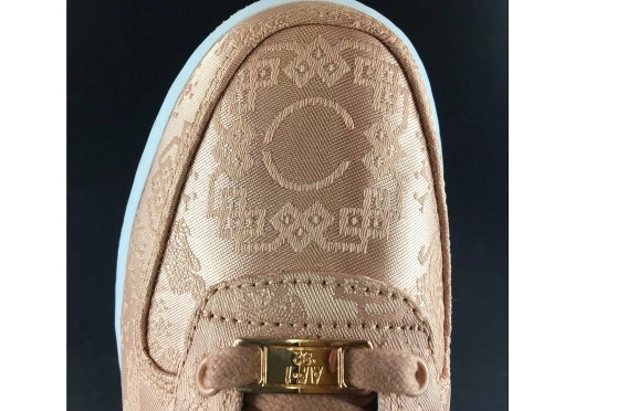 Clot CJ5290-600 Low Air Silk Rose  Force 1 Gold 0312